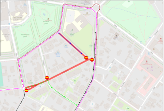 Esplanaadi, Võimlemise liiklusskeem 2026
