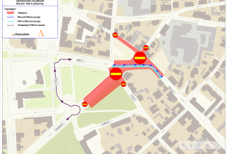 Riia mnt - Pika tänava ringristmiku ehitustööde liiklusskeem 09.26